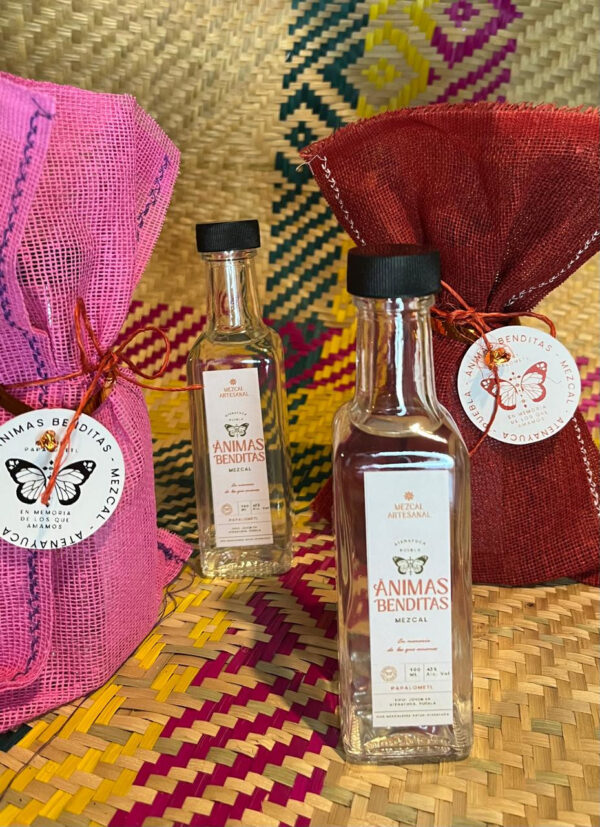 Ánimas Benditas Mezcal, presentacionde 250 ml para probar y regresar por más